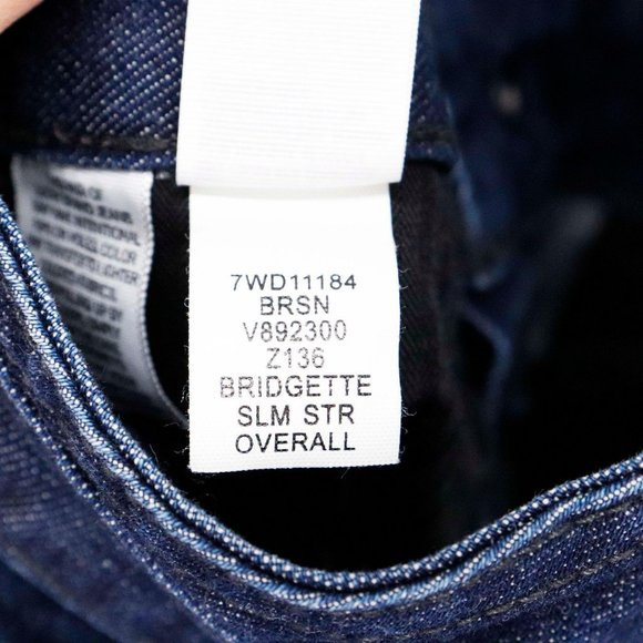 Lucky Brand Bridgette Slim Straight Denim Overall - Picture 12 of 12